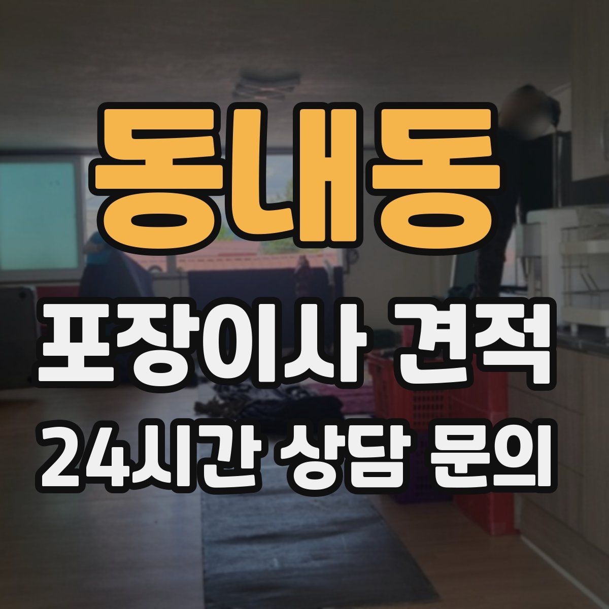 동내동 포장이사 견적