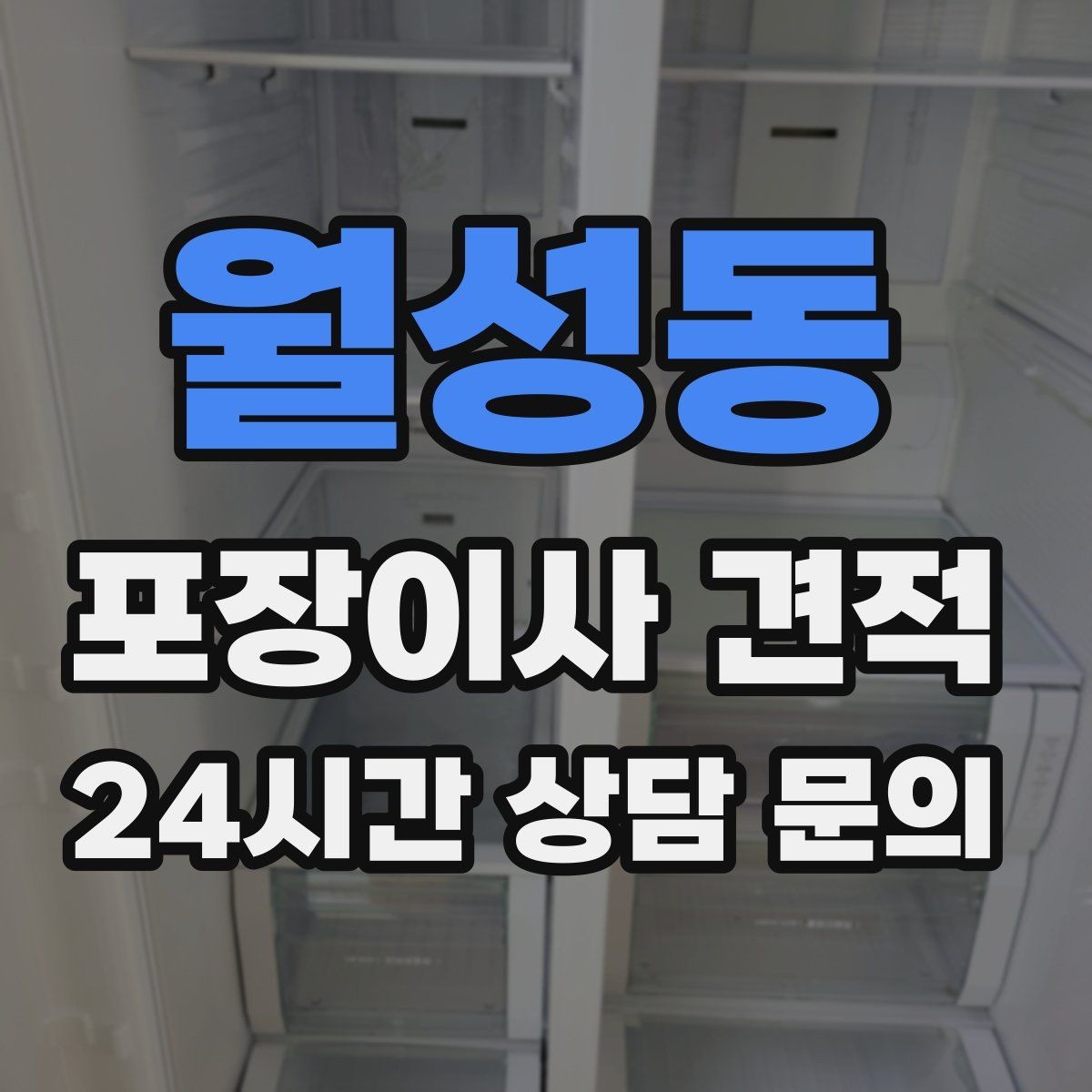월성동 포장이사 견적 김치냉장고 추가 시 체크할 점