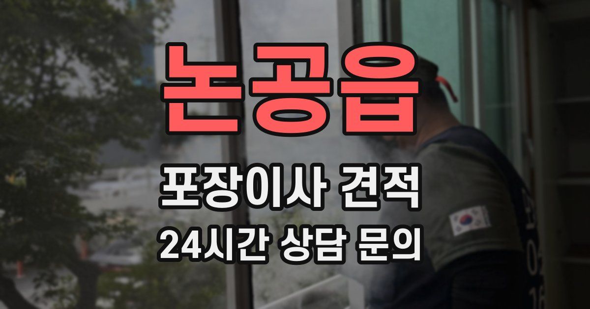 논공읍 포장이사 견적