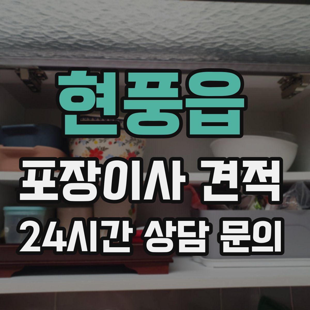 현풍읍 포장이사 견적