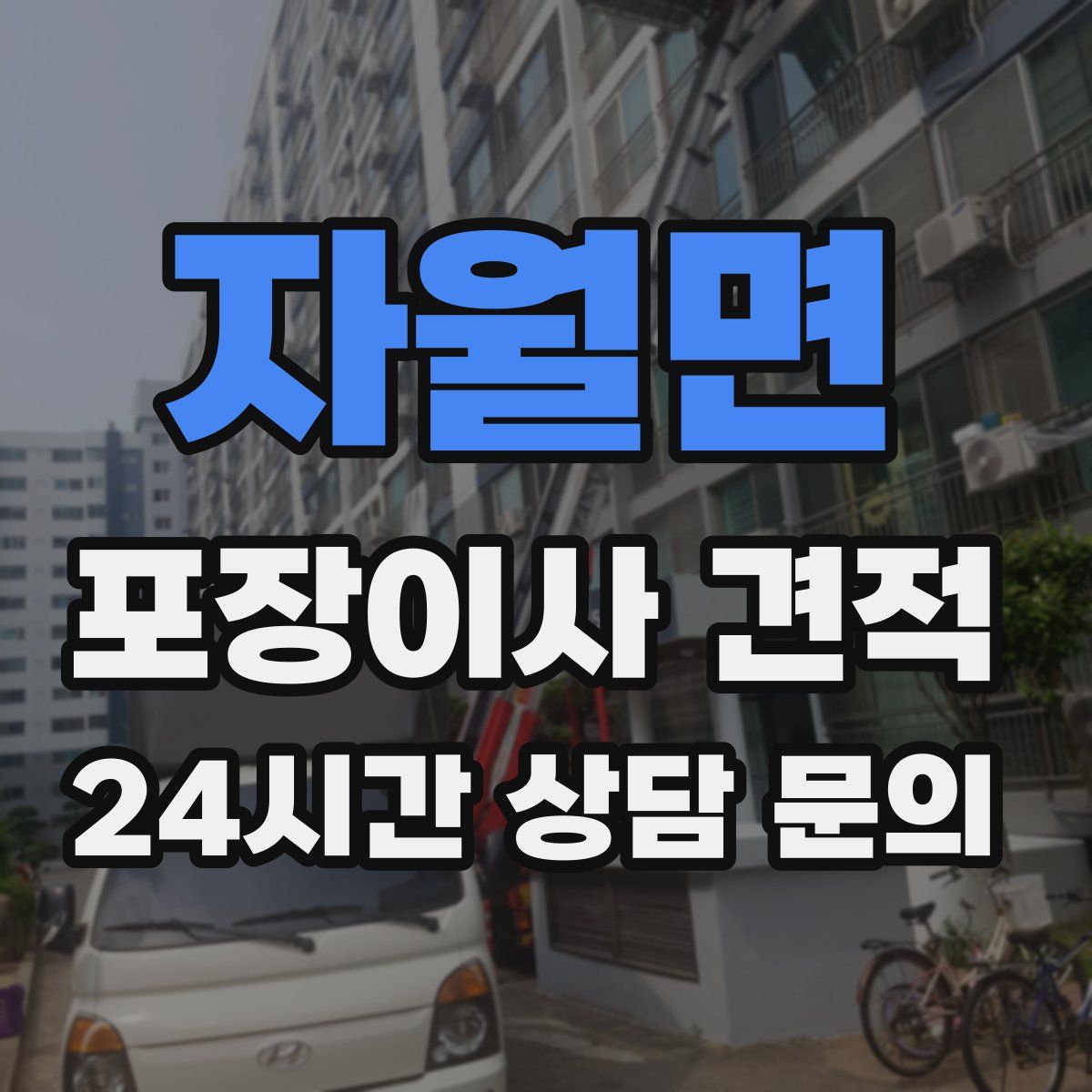자월면 포장이사 견적