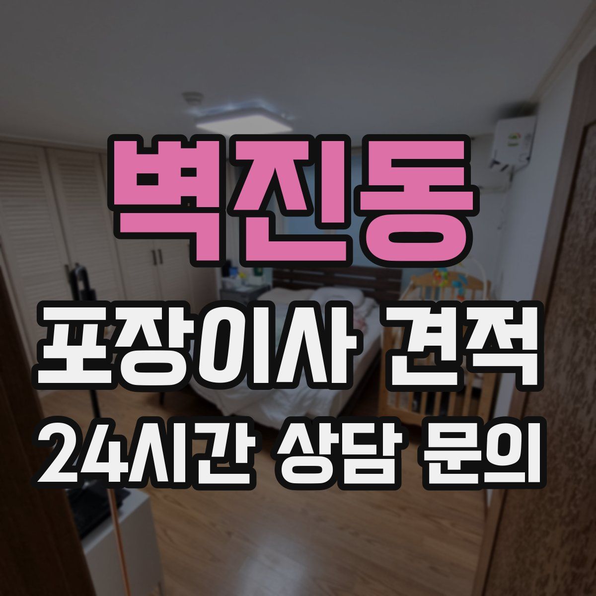 벽진동 포장이사 견적