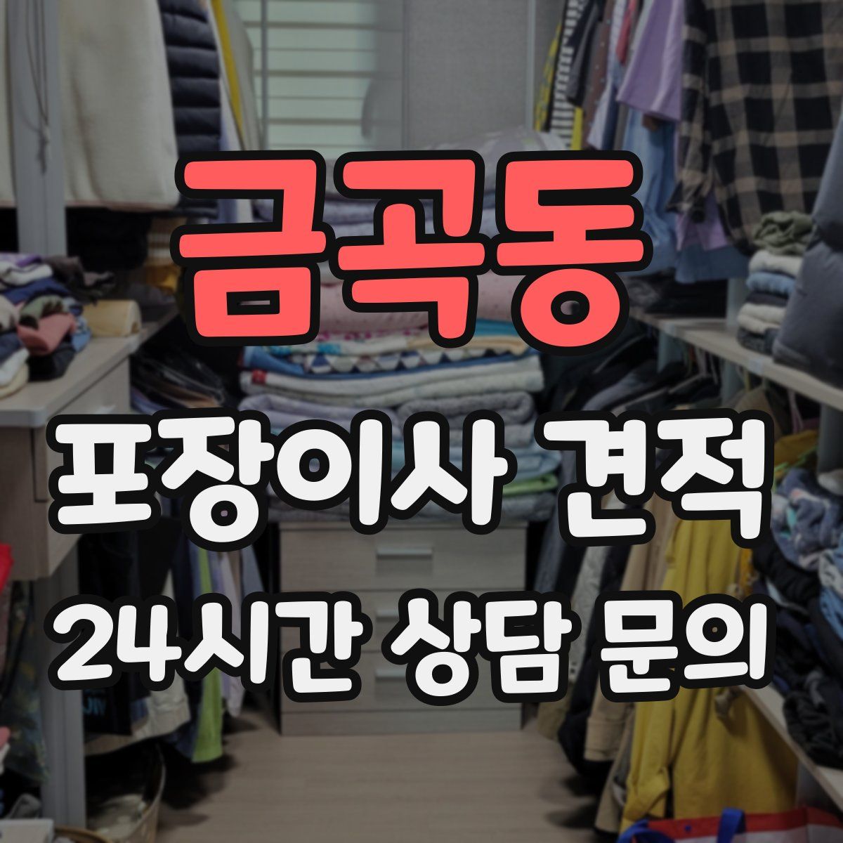 금곡동 포장이사 견적