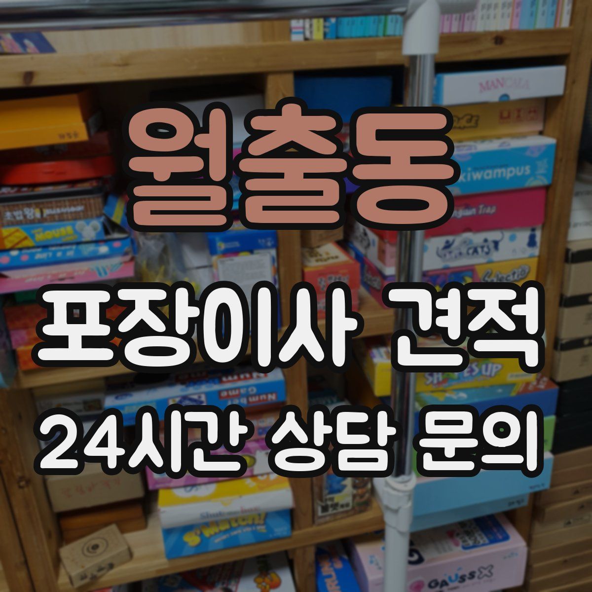 월출동 포장이사 견적