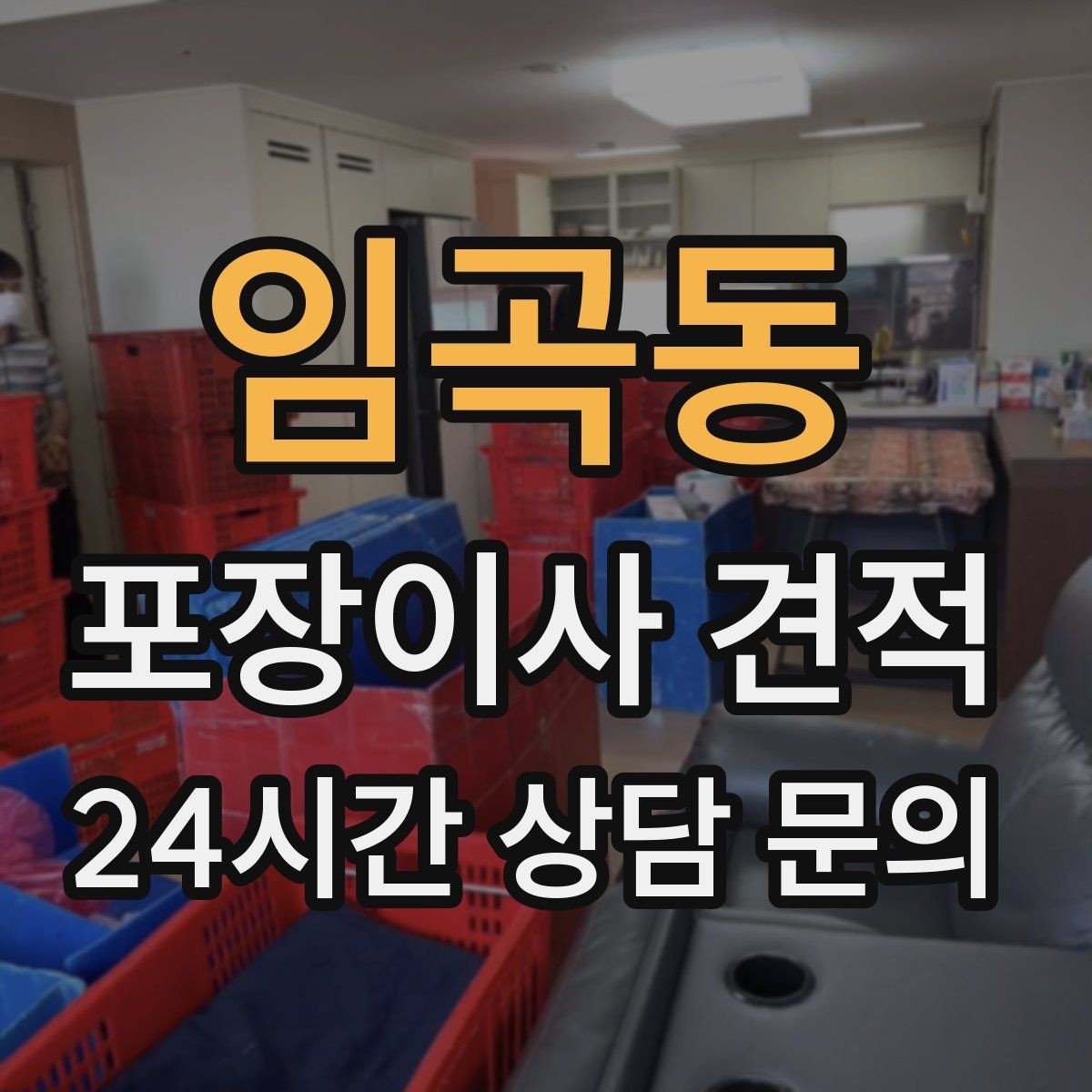 임곡동 포장이사 견적 냉동식품이 많을 때 이사 당일 대처