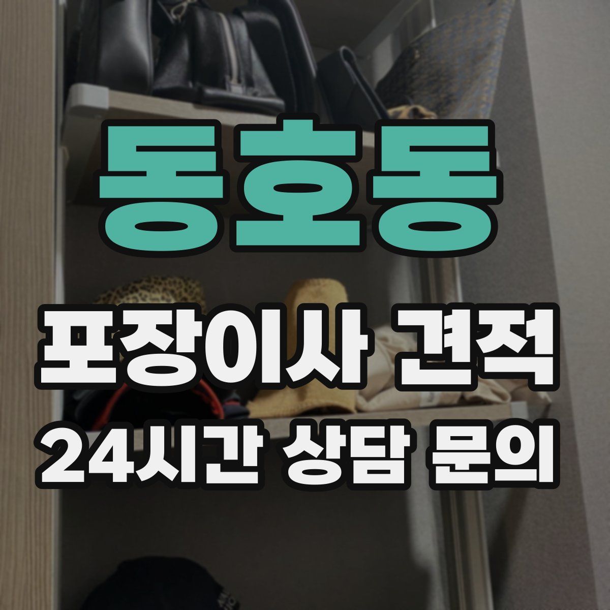 동호동 포장이사 견적