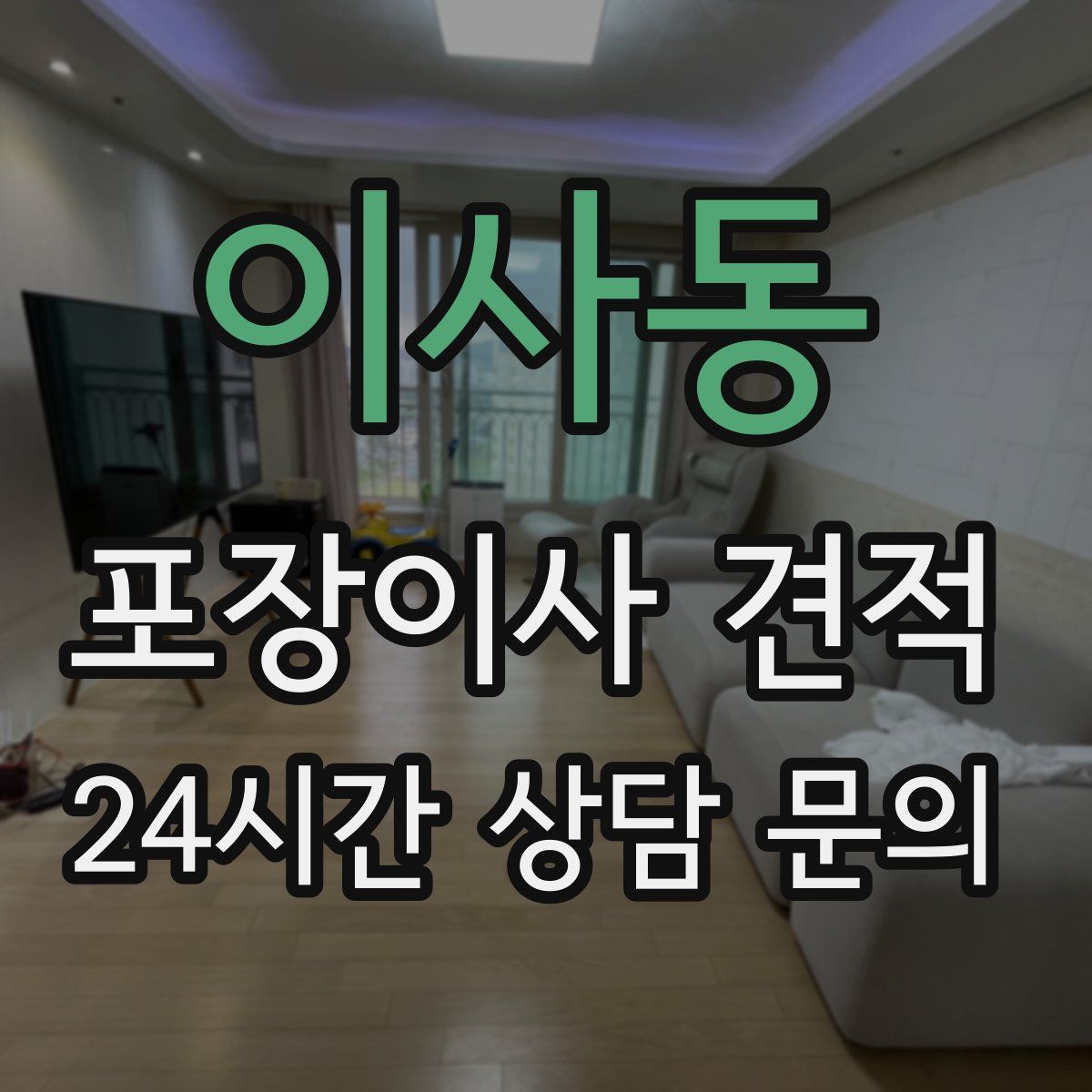 이사동 포장이사 견적