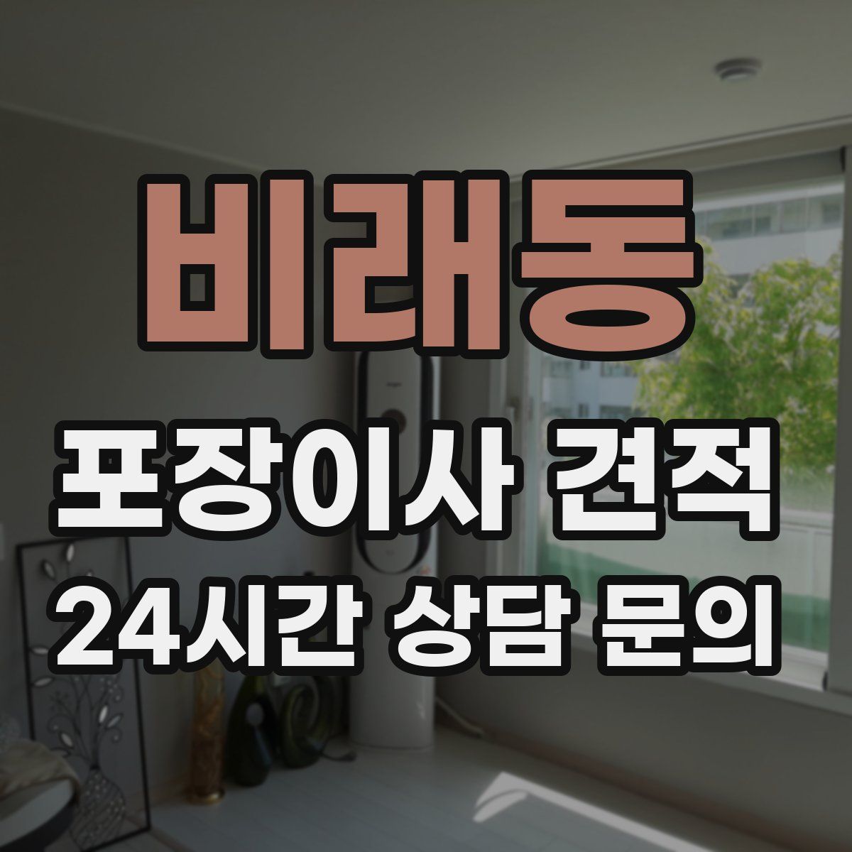 비래동 포장이사 견적