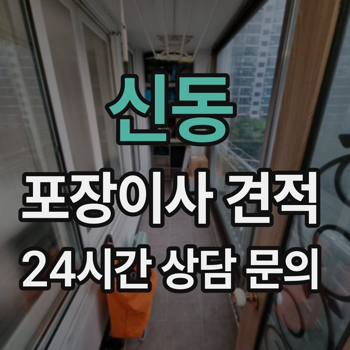 신동 포장이사 견적