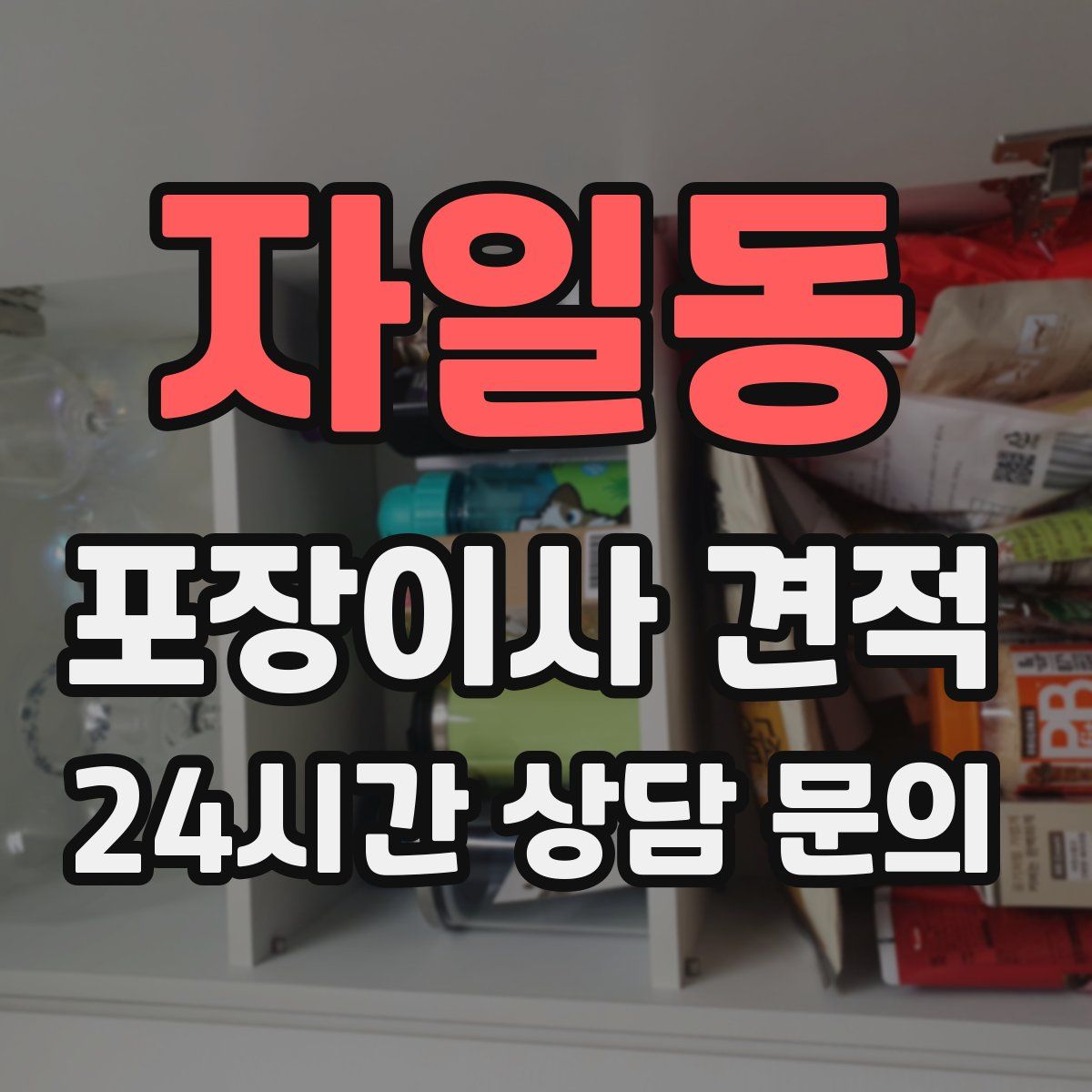 자일동 포장이사 견적