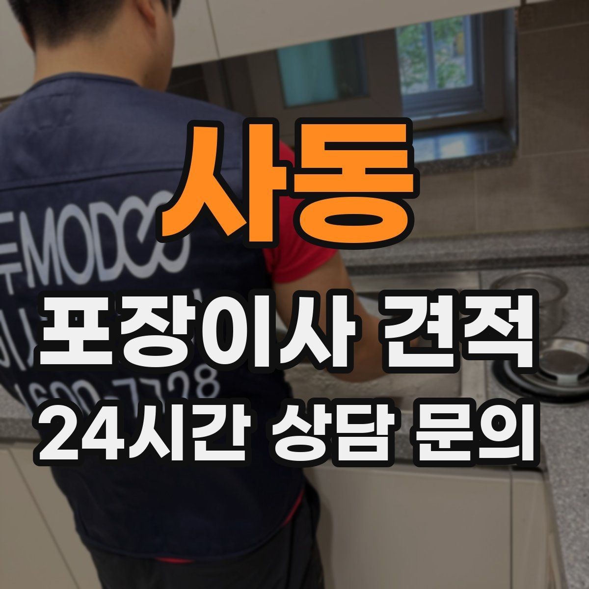 사동 포장이사 견적 어항·대형 화분이 있을 때 견적 포인트