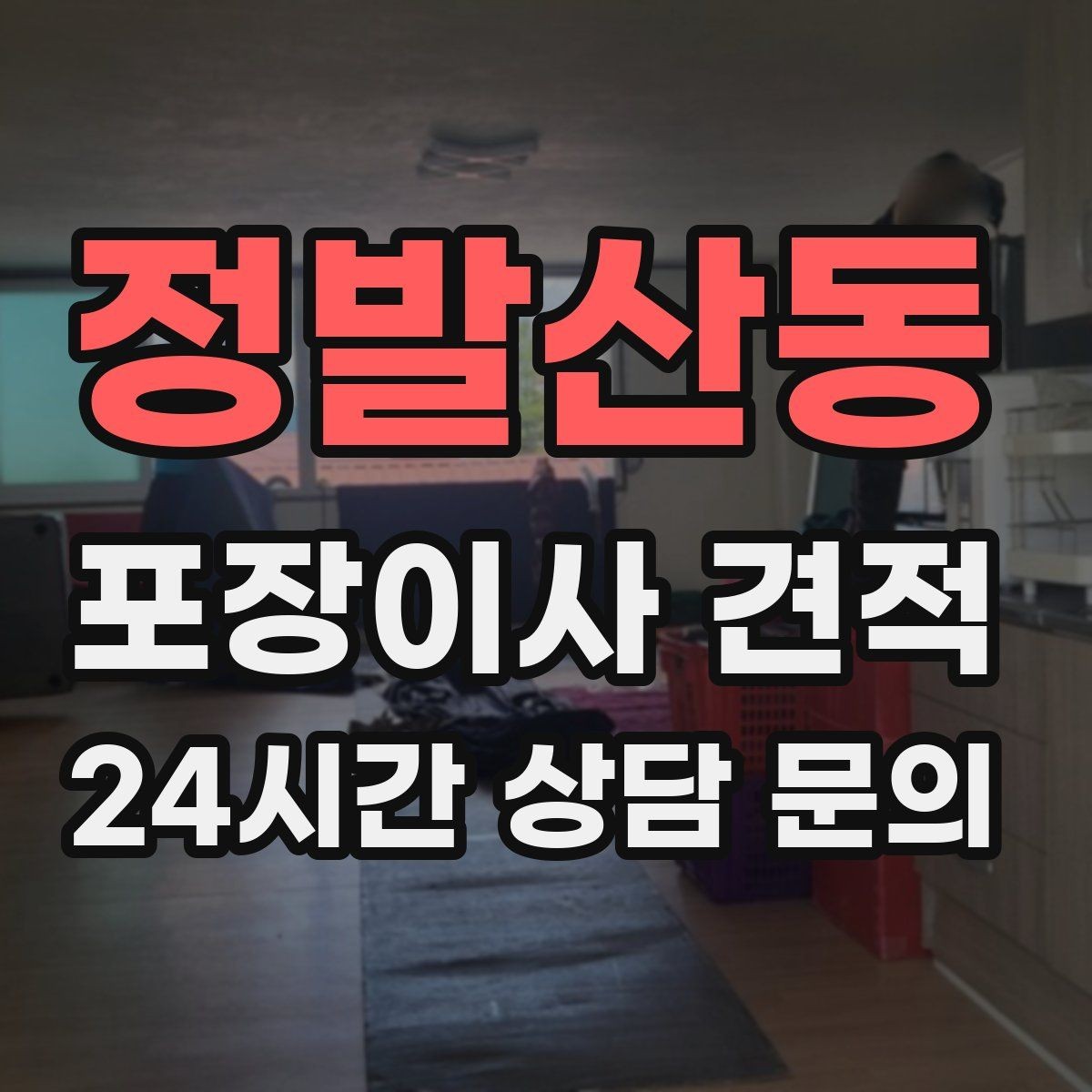 정발산동 포장이사 견적 당일 바로 필요한 박스는 어떻게 관리할까