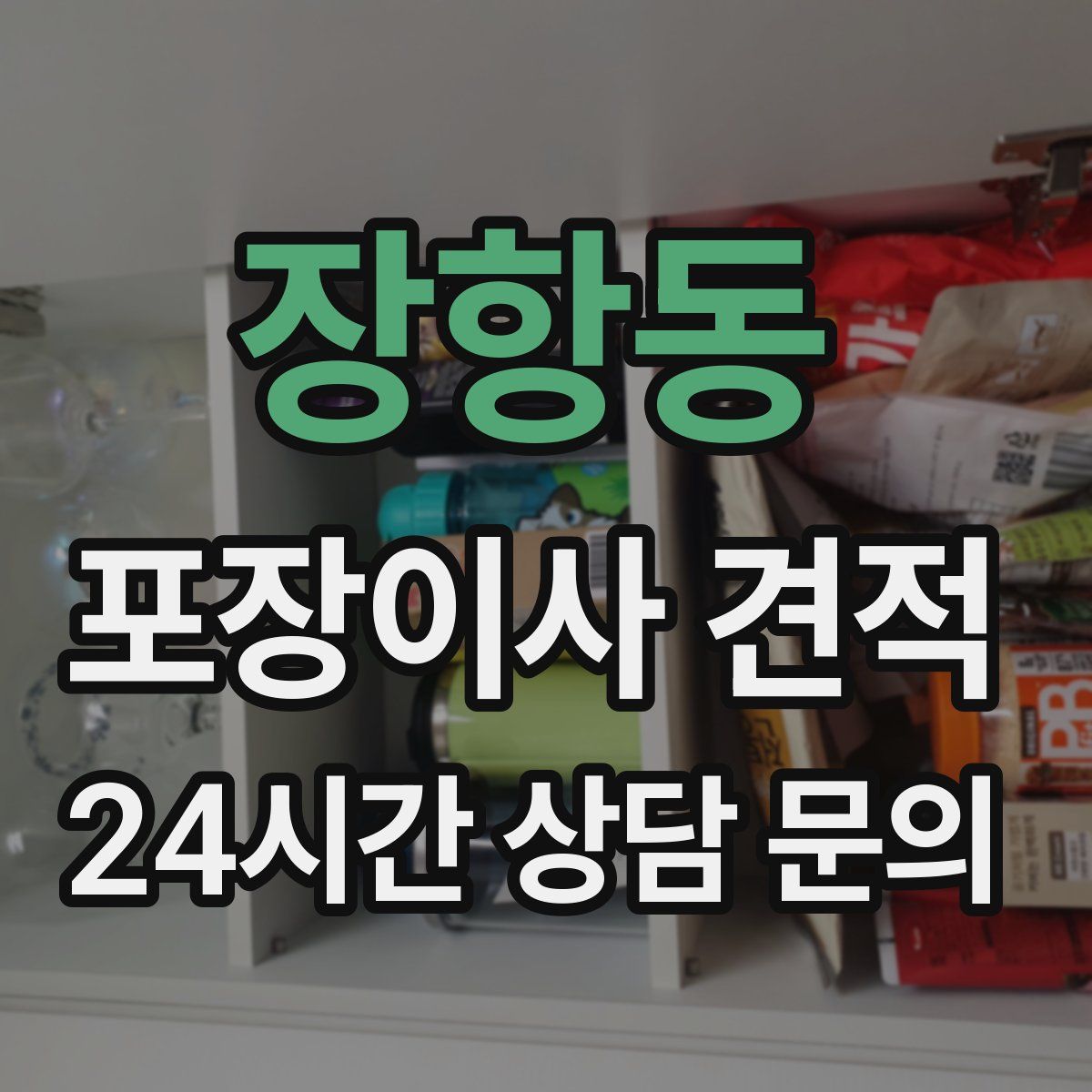 장항동 포장이사 견적