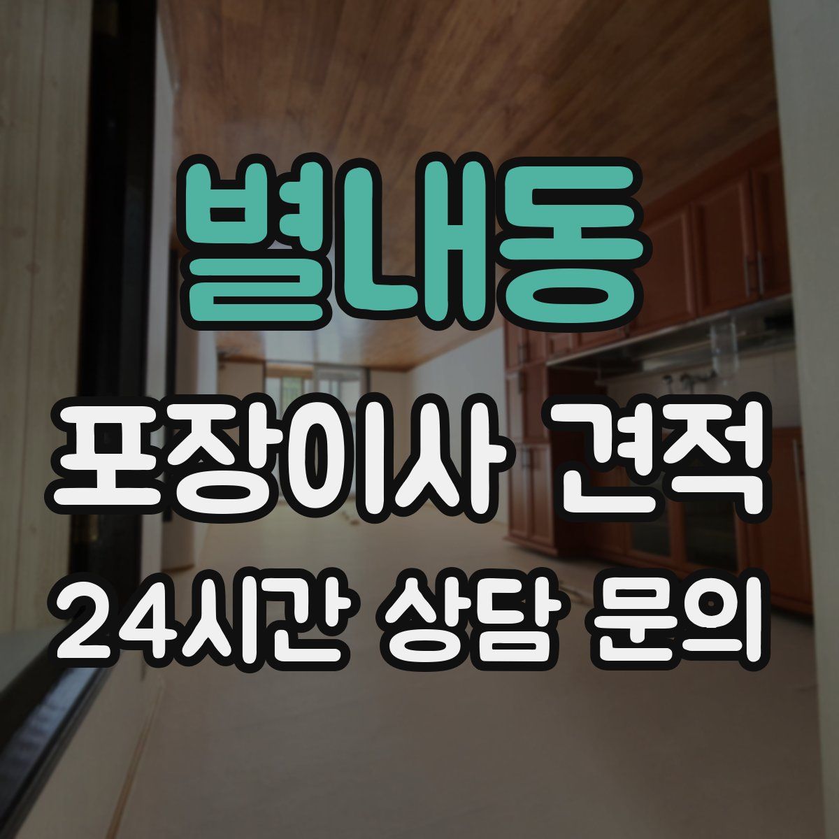 별내동 포장이사 견적