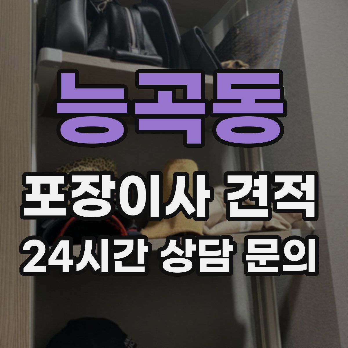 능곡동 포장이사 견적