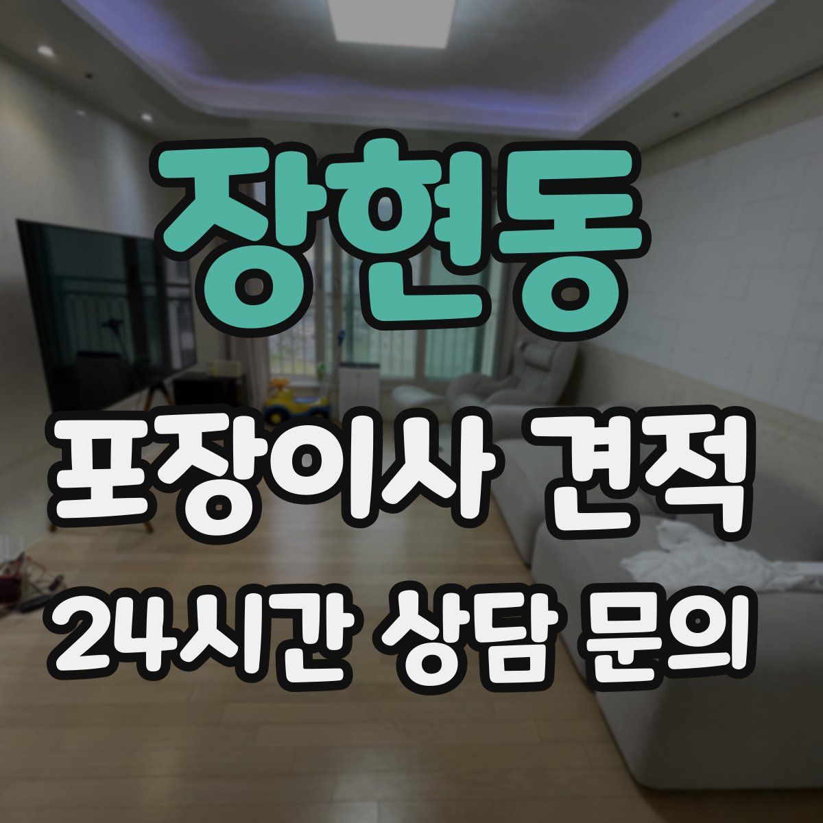 장현동 포장이사 견적