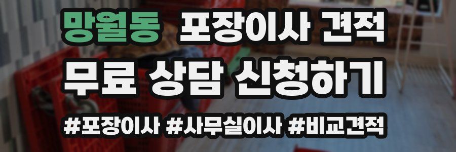 망월동 포장이사 견적