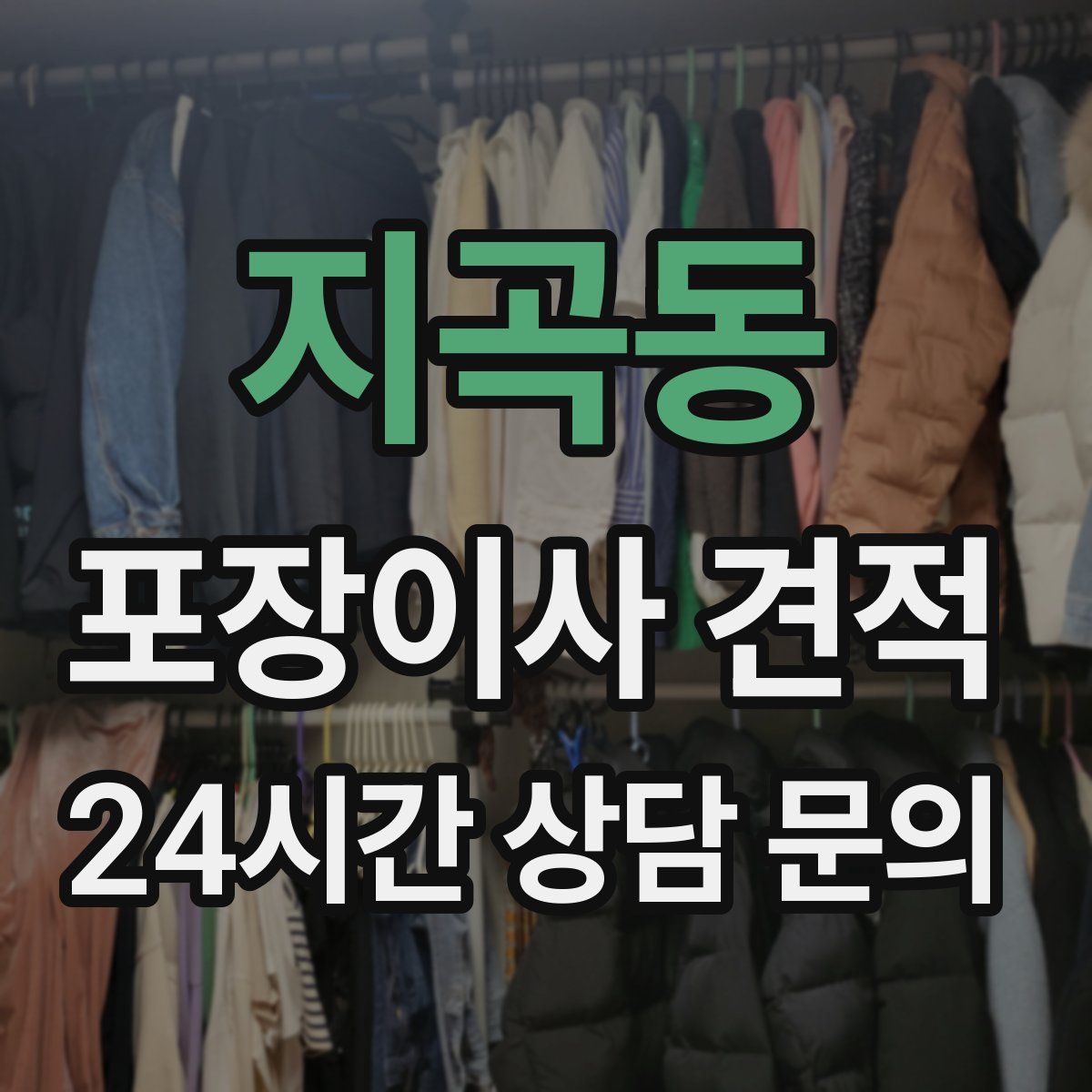 지곡동 포장이사 견적