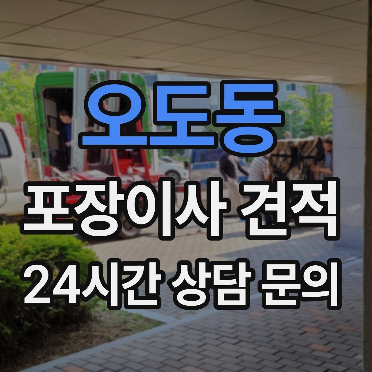 오도동 포장이사 견적 주방 짐 줄이기 실전 팁