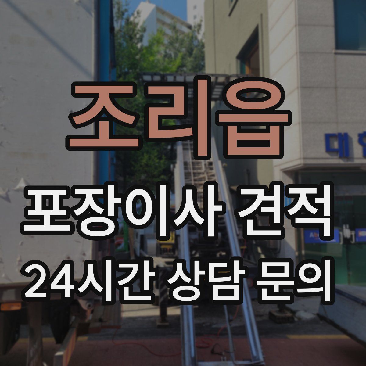 조리읍 포장이사 견적