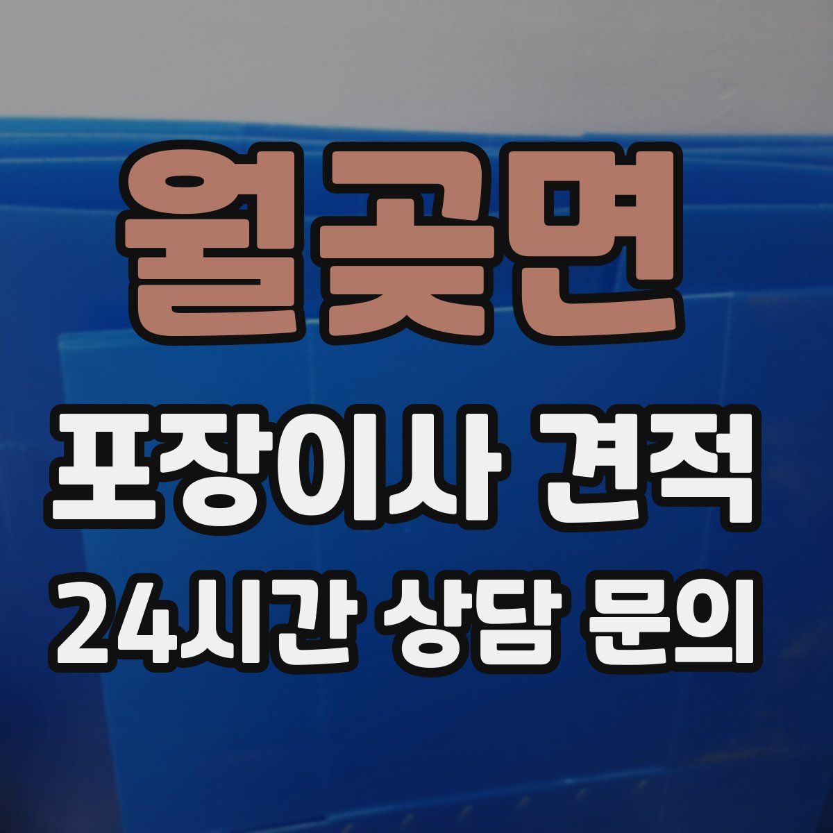 월곶면 포장이사 견적