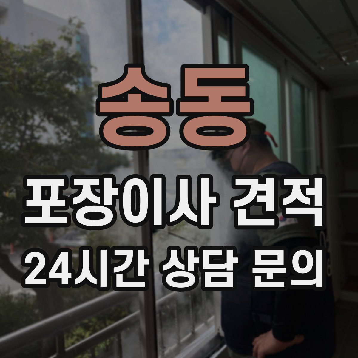 송동 포장이사 견적