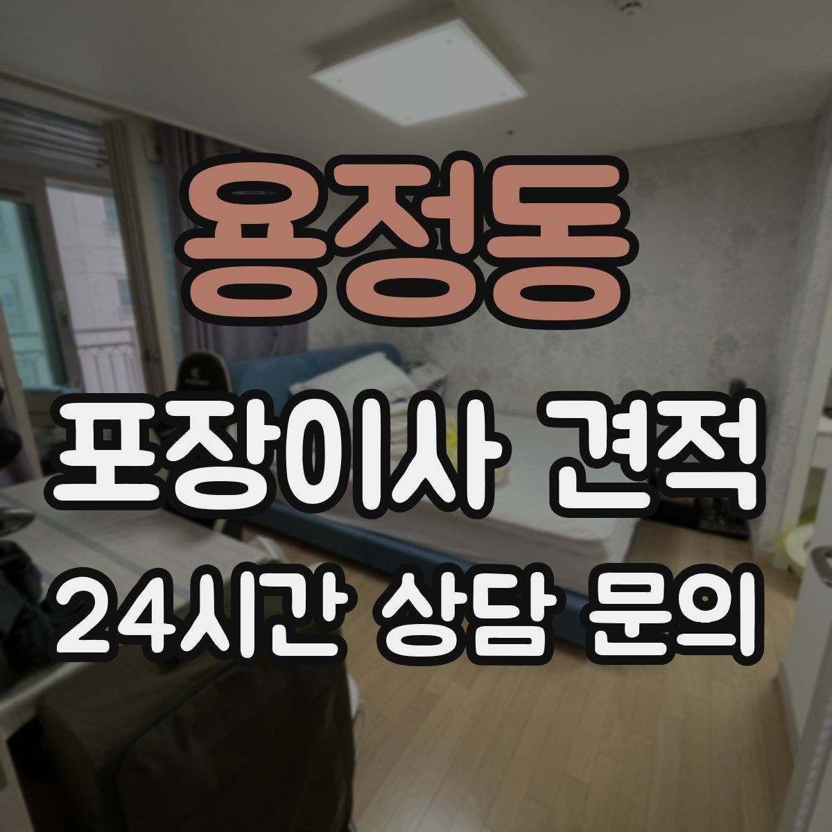 용정동 포장이사 견적