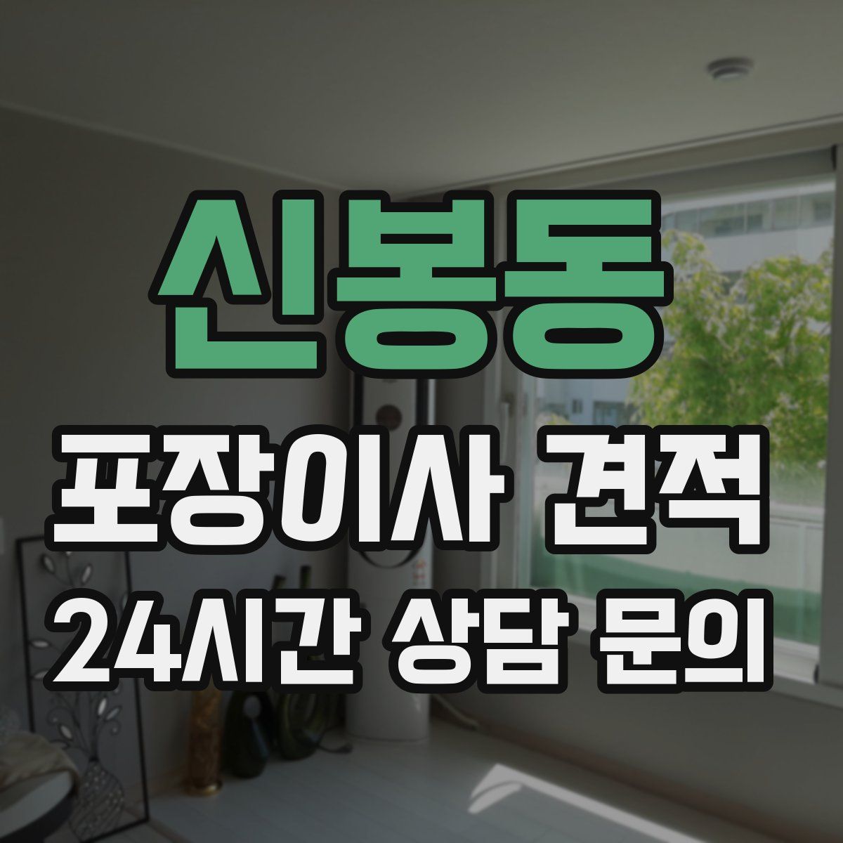 신봉동 포장이사 견적