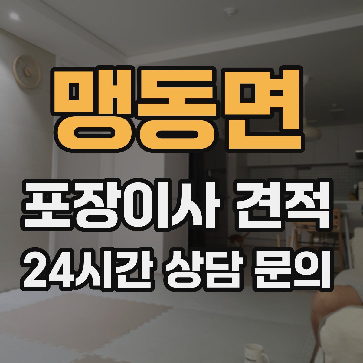 맹동면 포장이사 견적