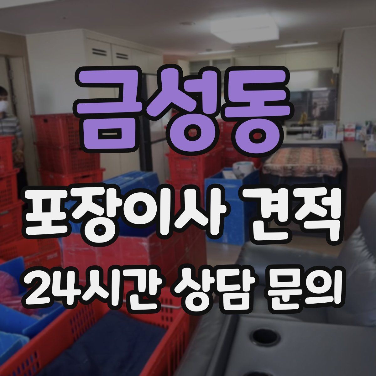 금성동 포장이사 견적 단독주택 이사에서 야외 동선이 변수인 이유