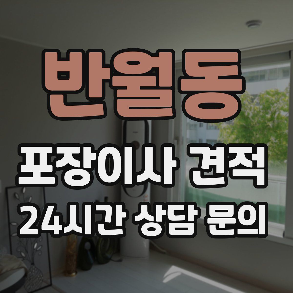 반월동 포장이사 견적