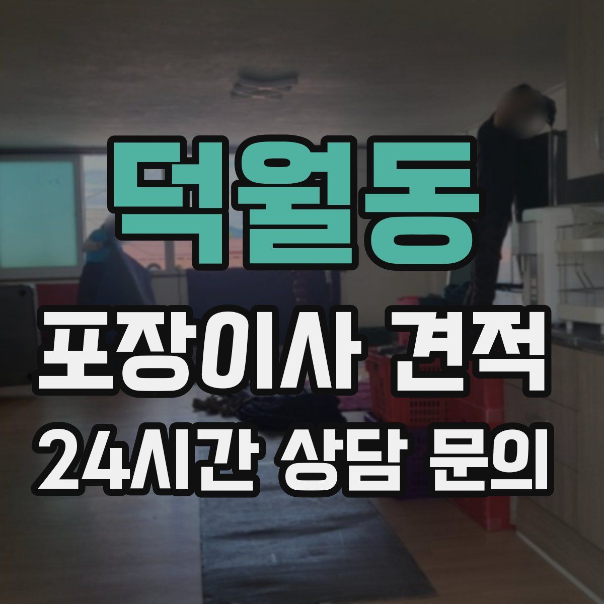 덕월동 포장이사 견적