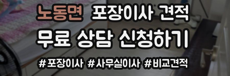 노동면 포장이사 견적