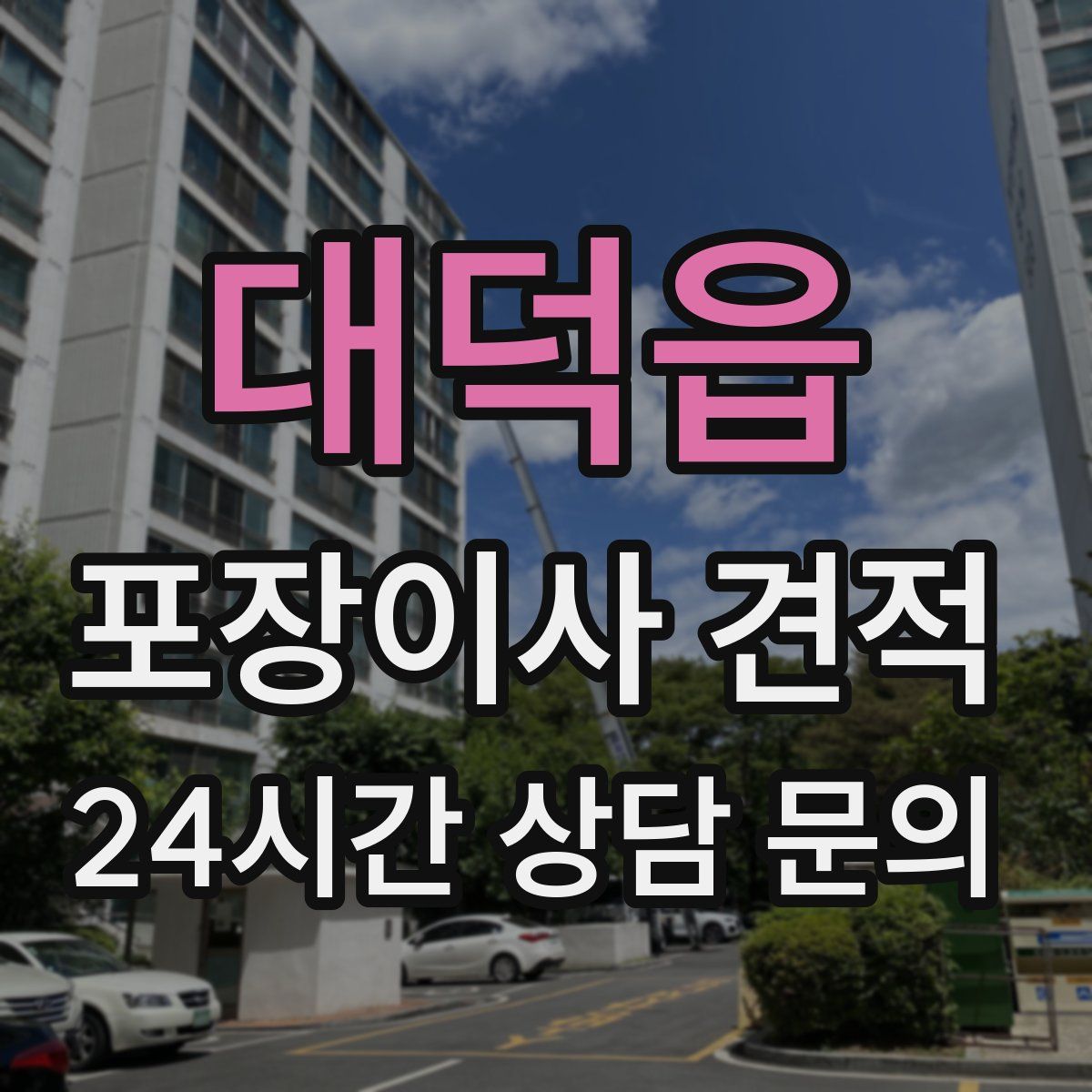 대덕읍 포장이사 견적