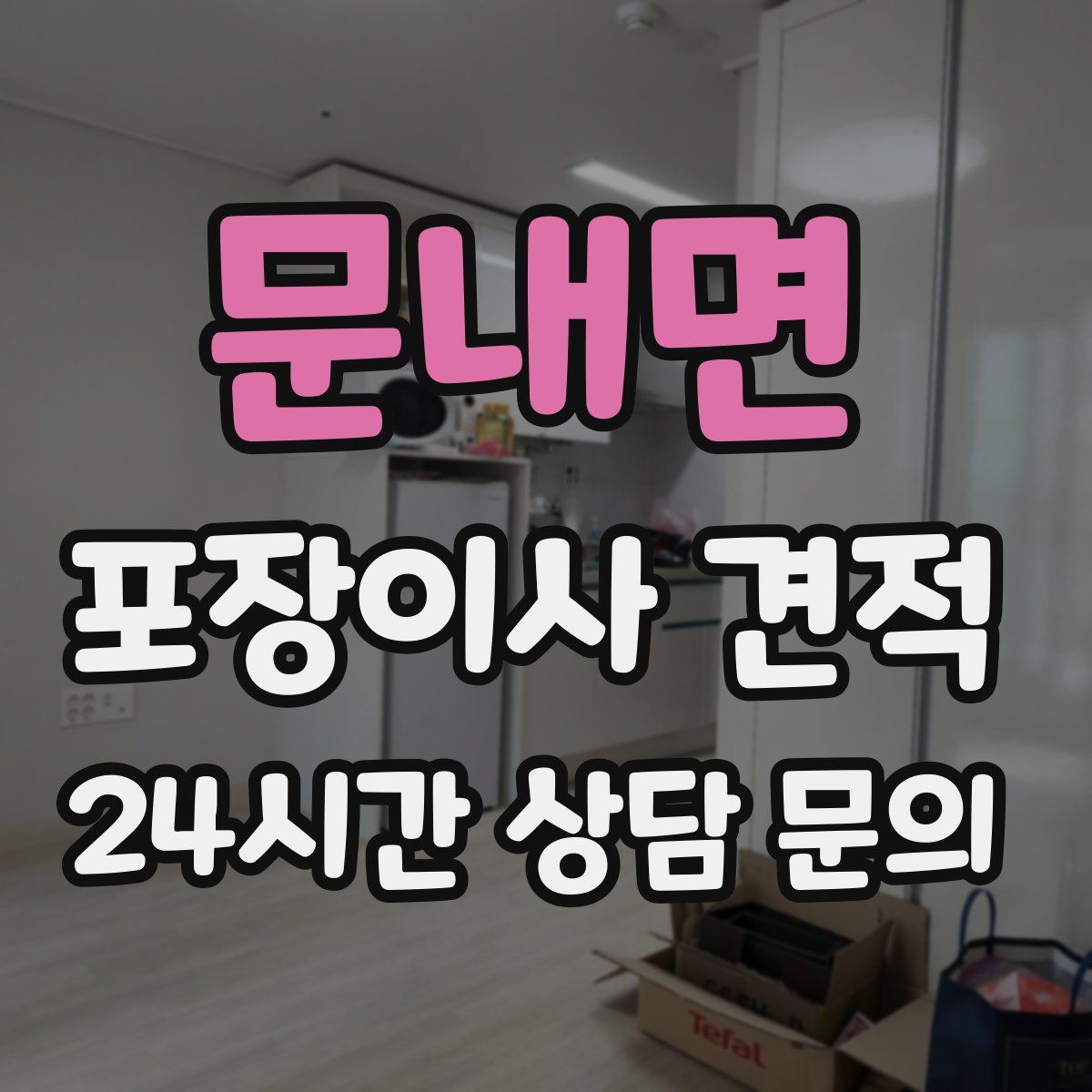 문내면 포장이사 견적