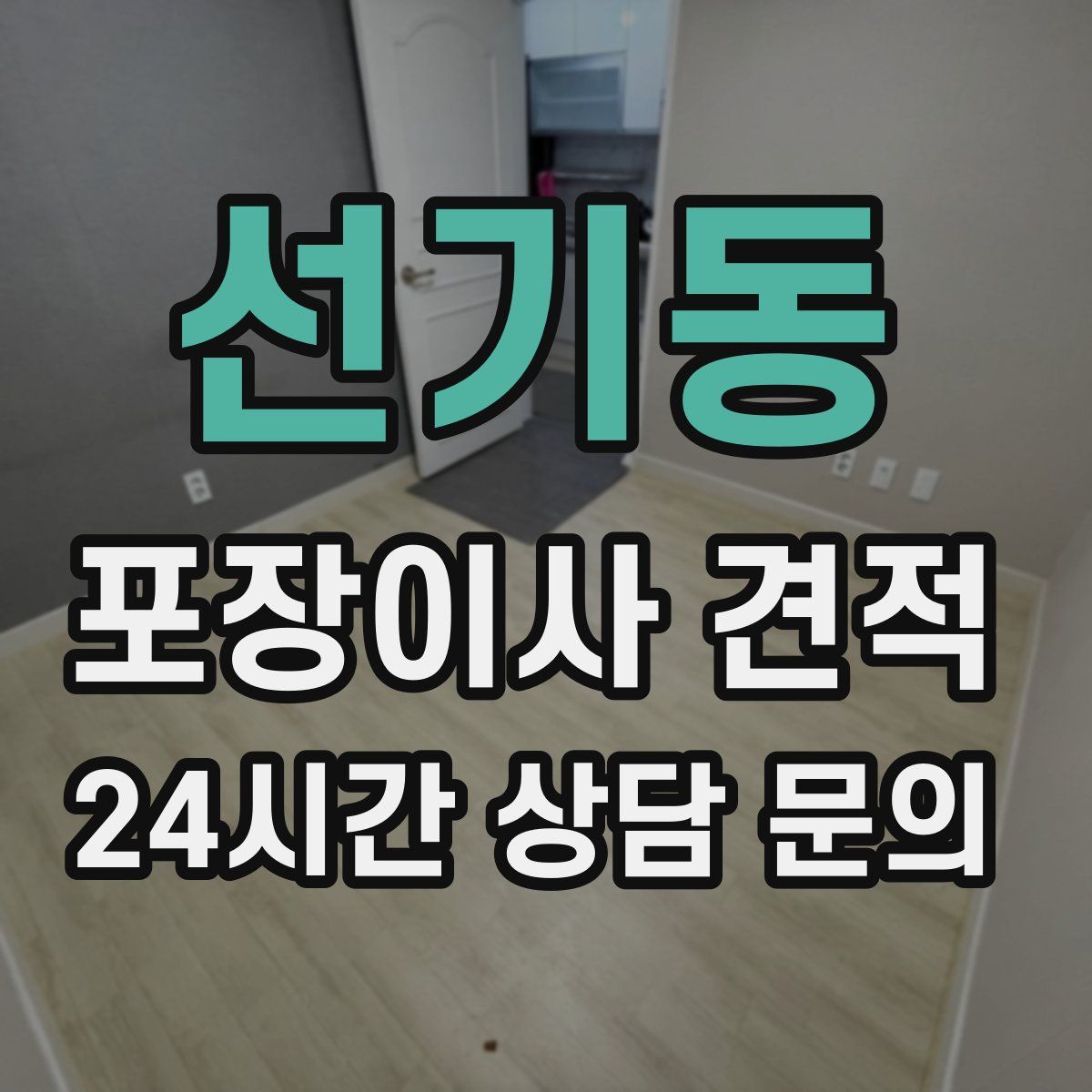 선기동 포장이사 견적