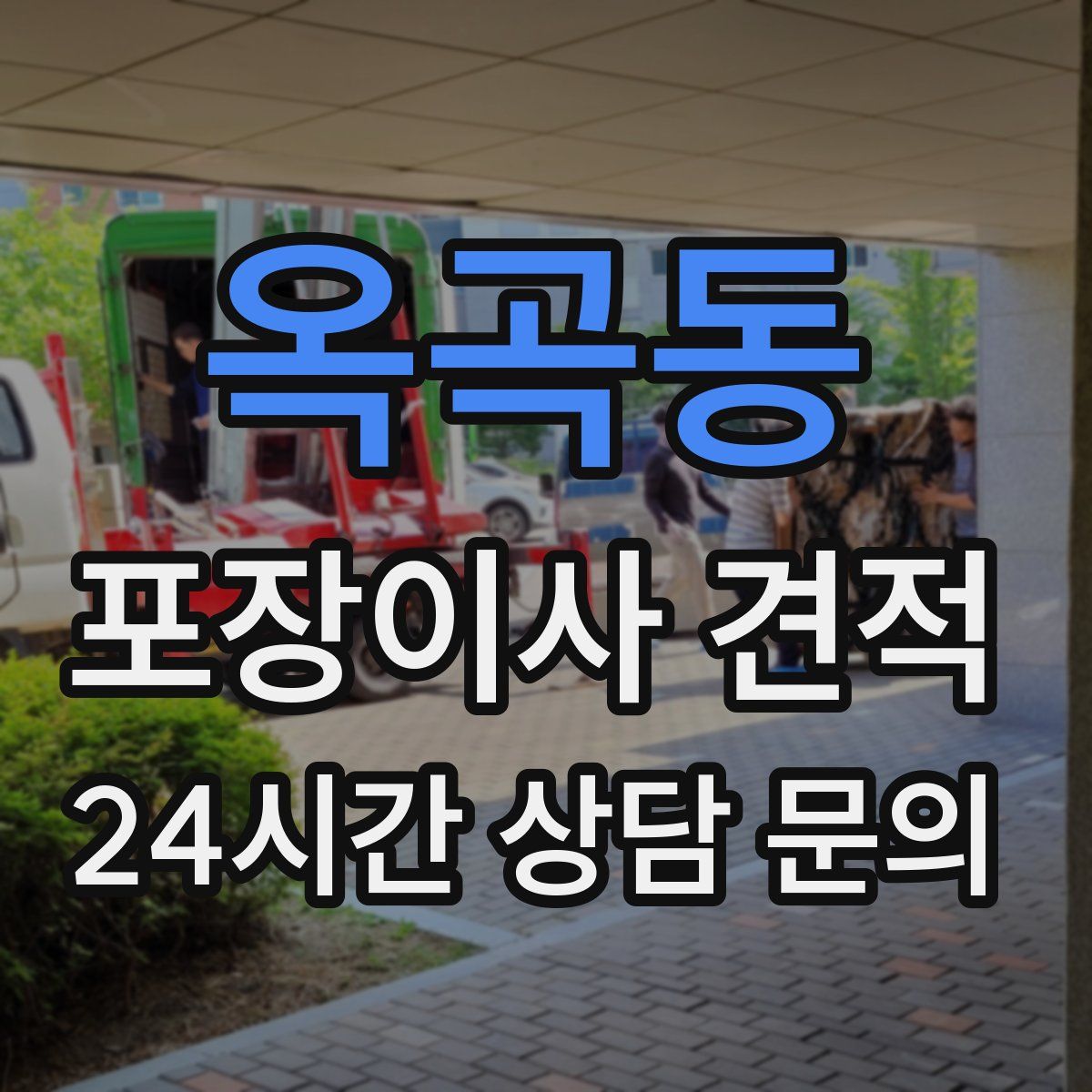 옥곡동 포장이사 견적