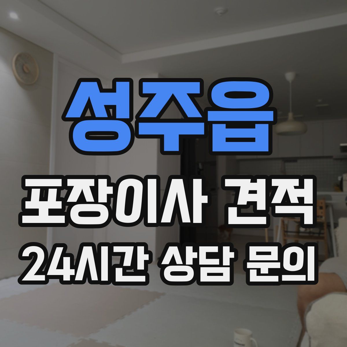 성주읍 포장이사 견적