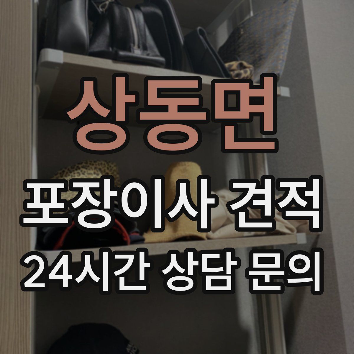 상동면 포장이사 견적