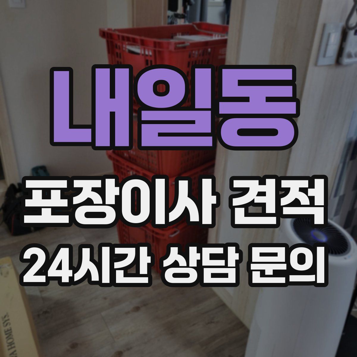 내일동 포장이사 견적