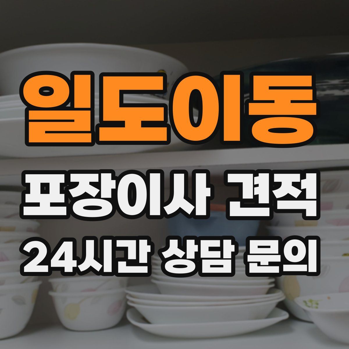 일도이동 포장이사 견적