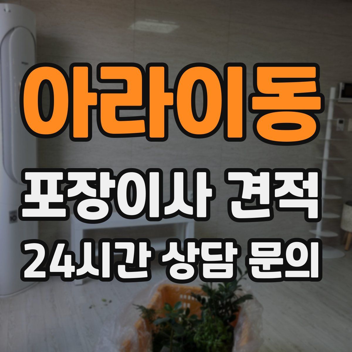 아라이동 포장이사 견적