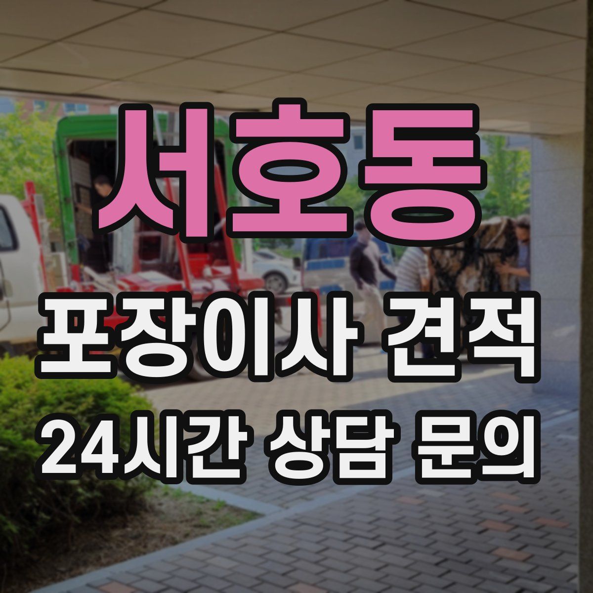 서호동 포장이사 견적