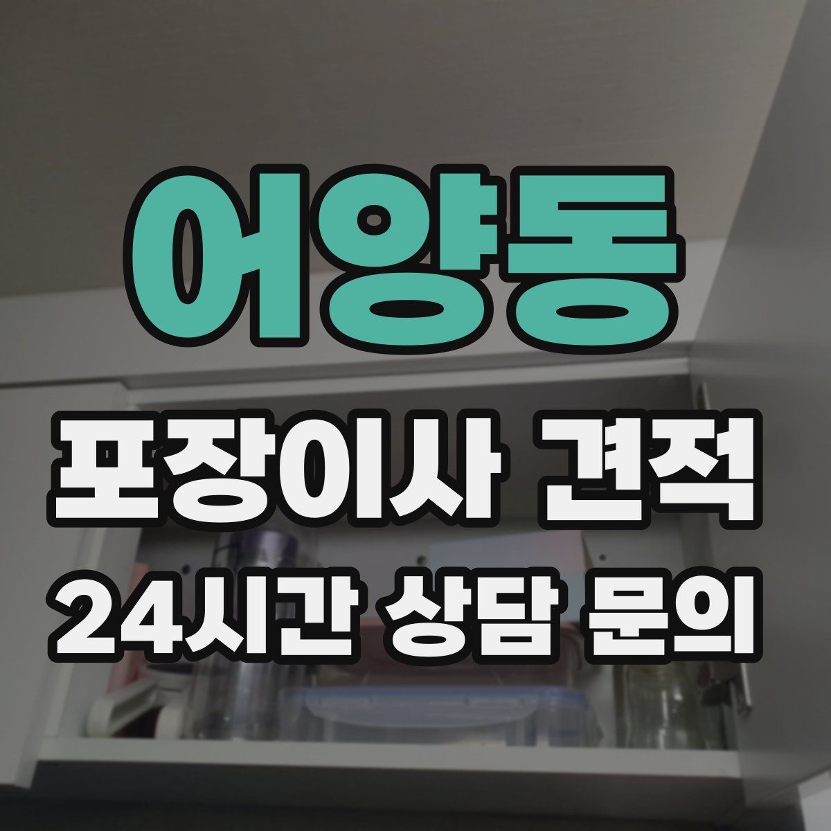 어양동 포장이사 견적