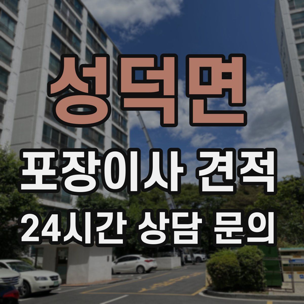 성덕면 포장이사 견적