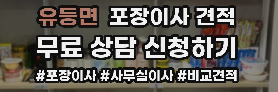 유등면 포장이사 견적