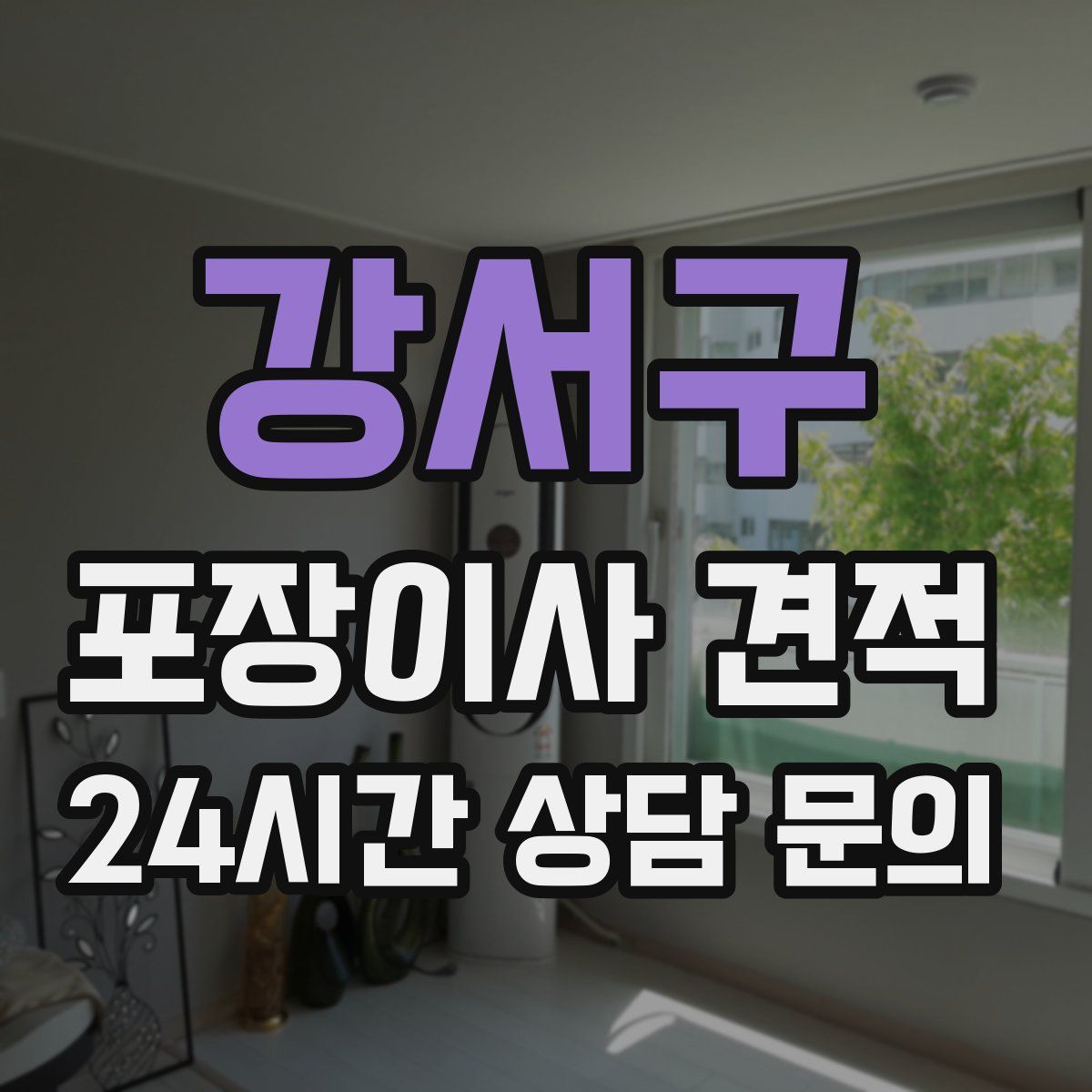 강서구 포장이사 견적