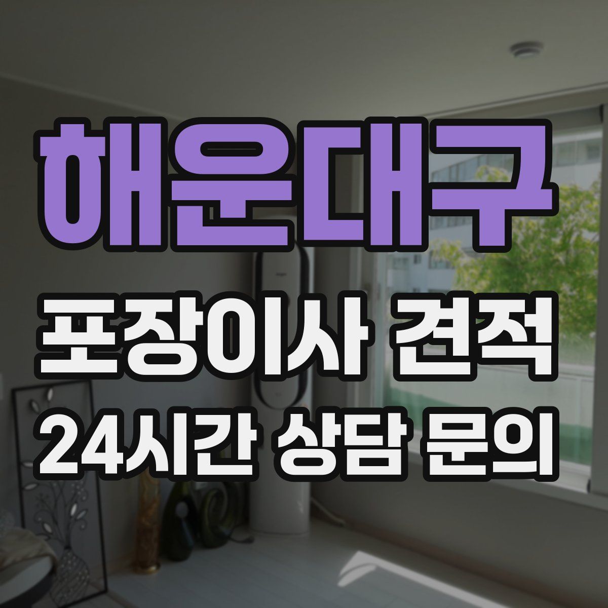 해운대구 포장이사 견적