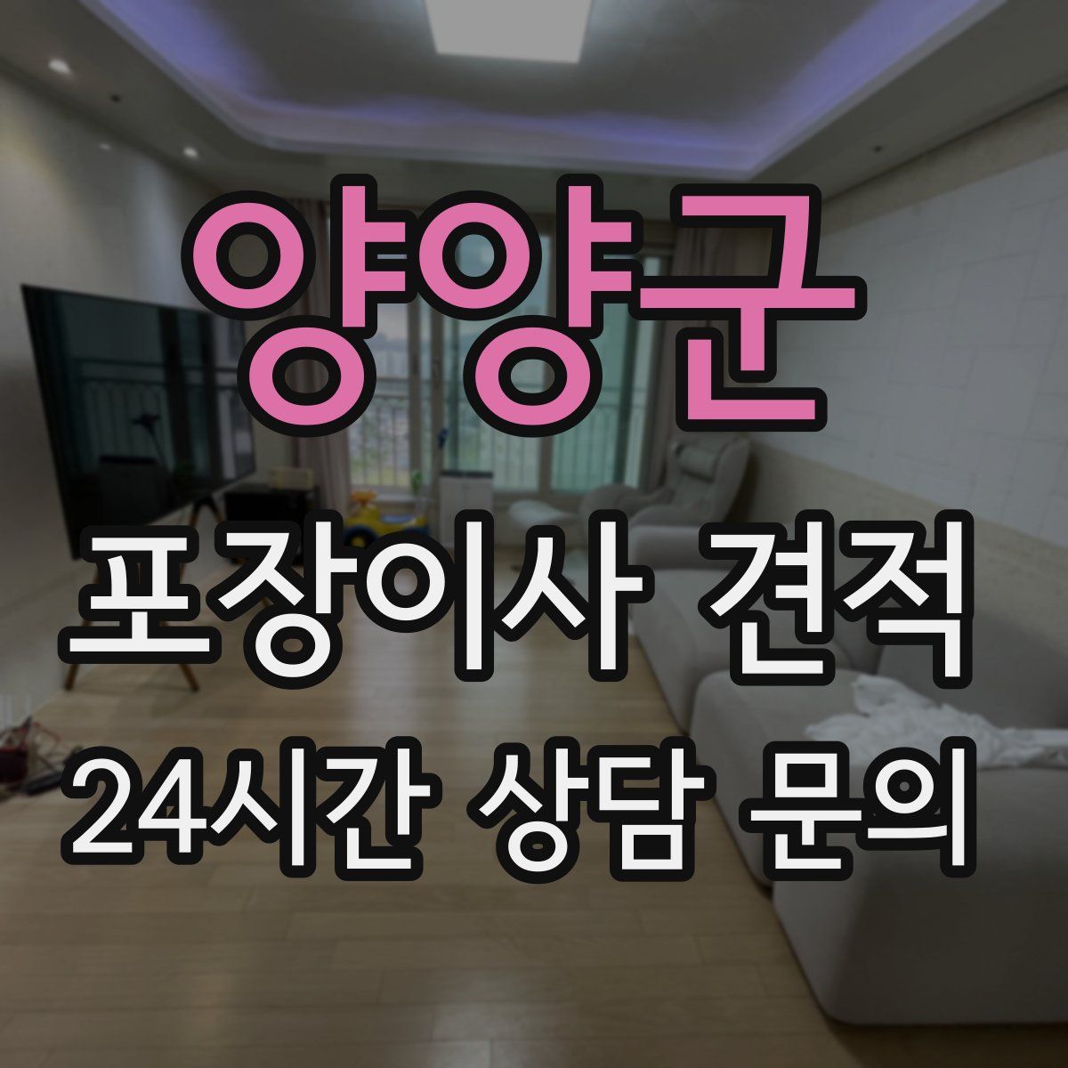 양양군 포장이사 견적