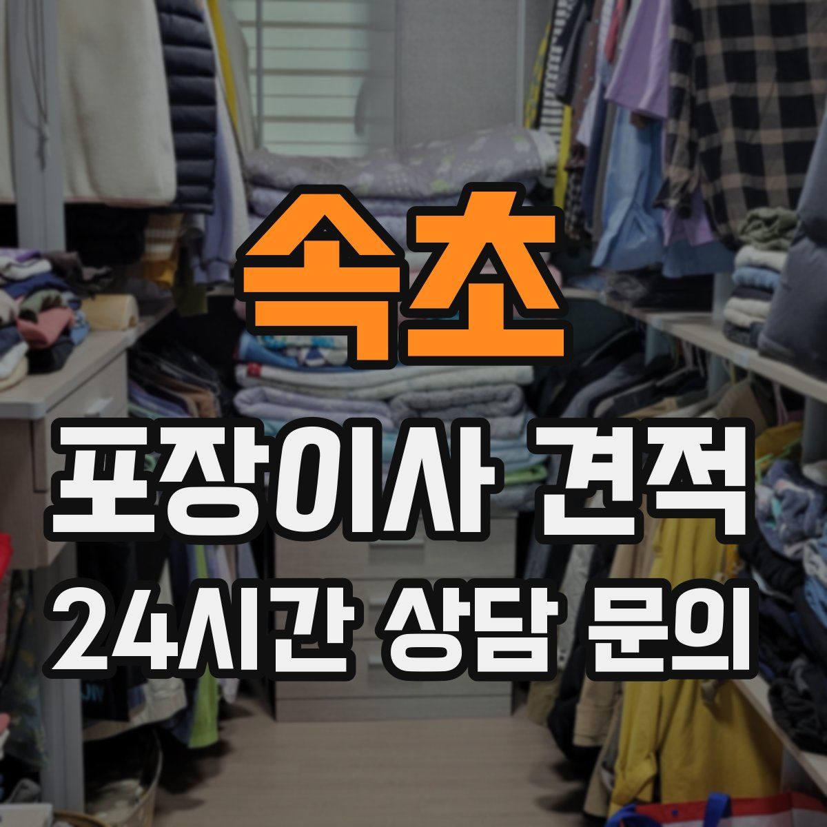 속초 포장이사 견적